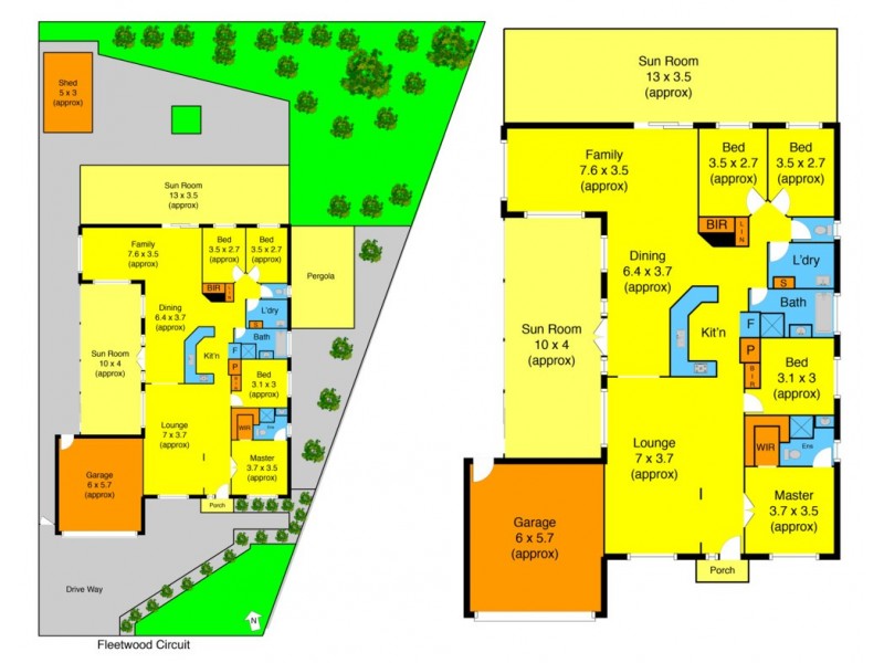 36 Fleetwood Circuit, Melton West VIC 3337 Floorplan