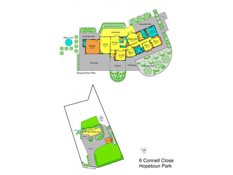 6 Connell Close, Hopetoun Park VIC 3340 Floorplan
