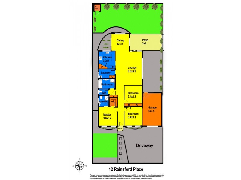 12 Rainsford Place, Melton West VIC 3337 Floorplan