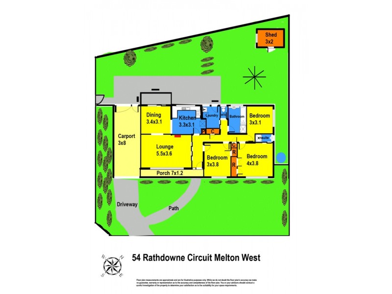 54 Rathdowne Circuit, Melton West VIC 3337 Floorplan
