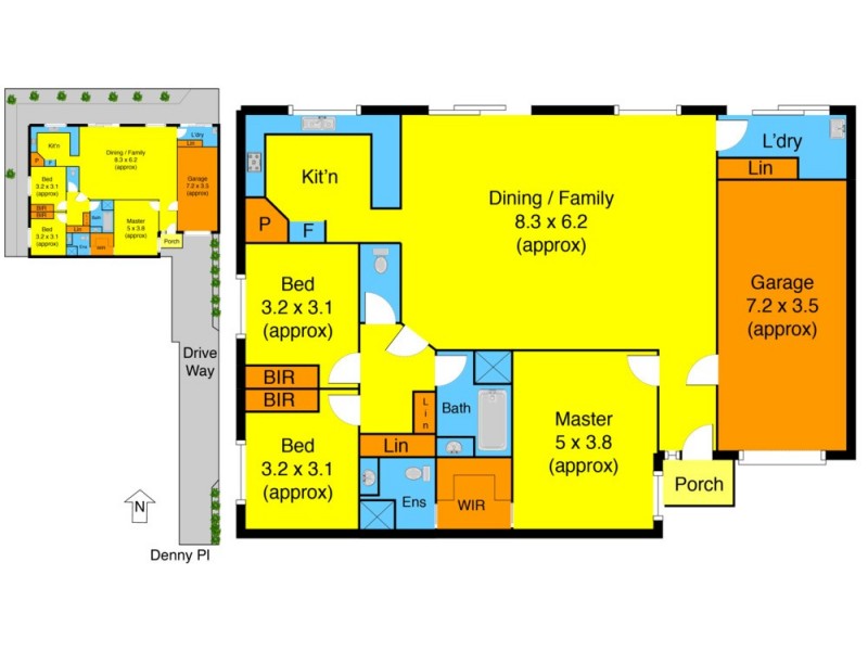 1/38 Denny Place, Melton South VIC 3338 Floorplan