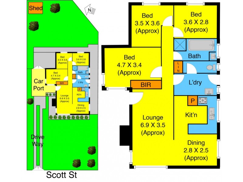 12 Scott Street, Melton VIC 3337 Floorplan