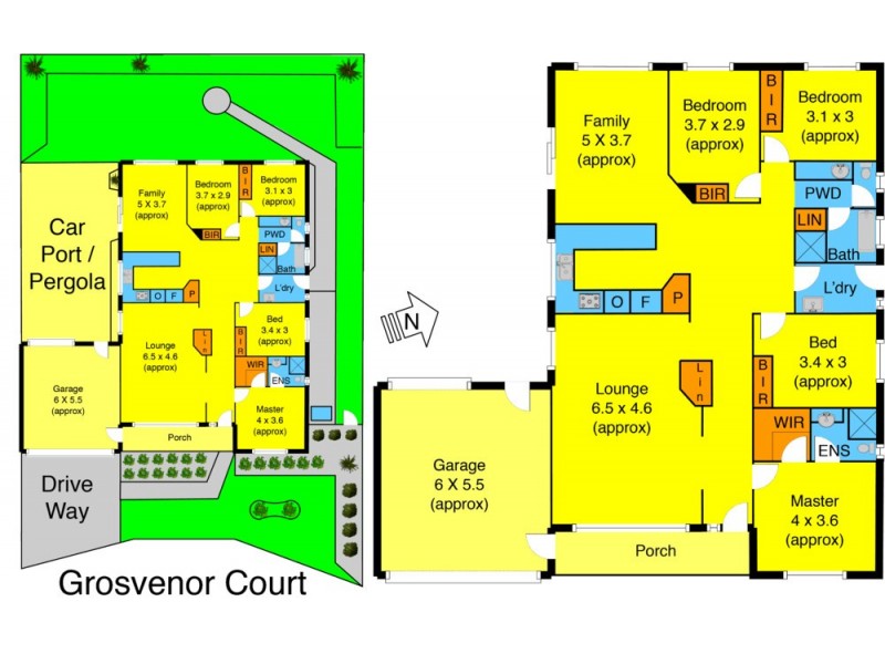 9 Grosvenor Court, Melton West VIC 3337 Floorplan