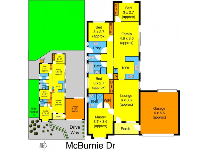 54 McBurnie Drive, Kurunjang VIC 3337 Floorplan