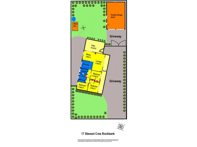 17 Stewart Crescent, Rockbank VIC 3335 Floorplan