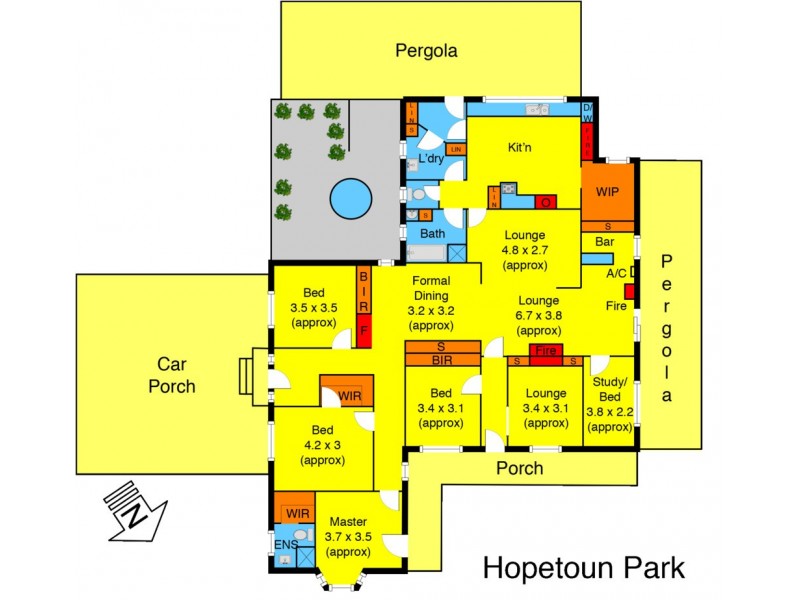 182 Hopetoun Park Road, Hopetoun Park VIC 3340 Floorplan