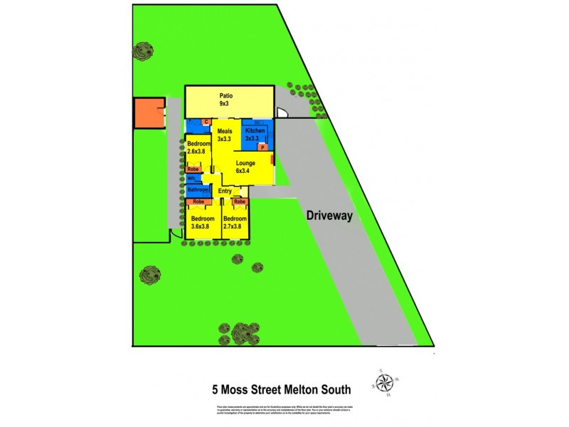 5 Moss Street, Melton South VIC 3338 Floorplan
