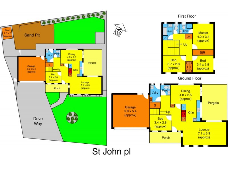 8 St John Place, Melton West VIC 3337 Floorplan