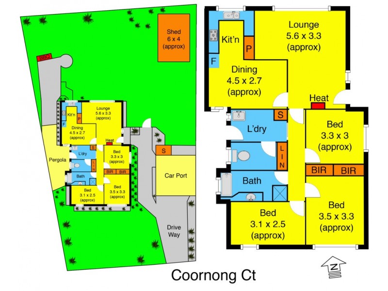 3 Coornong Court, Kurunjang VIC 3337 Floorplan