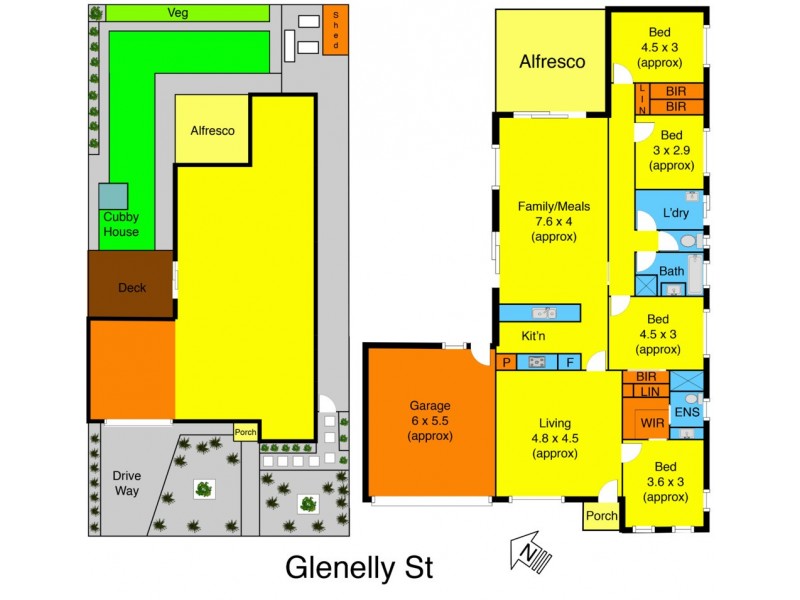 6 Glenelly Street, Melton South VIC 3338 Floorplan