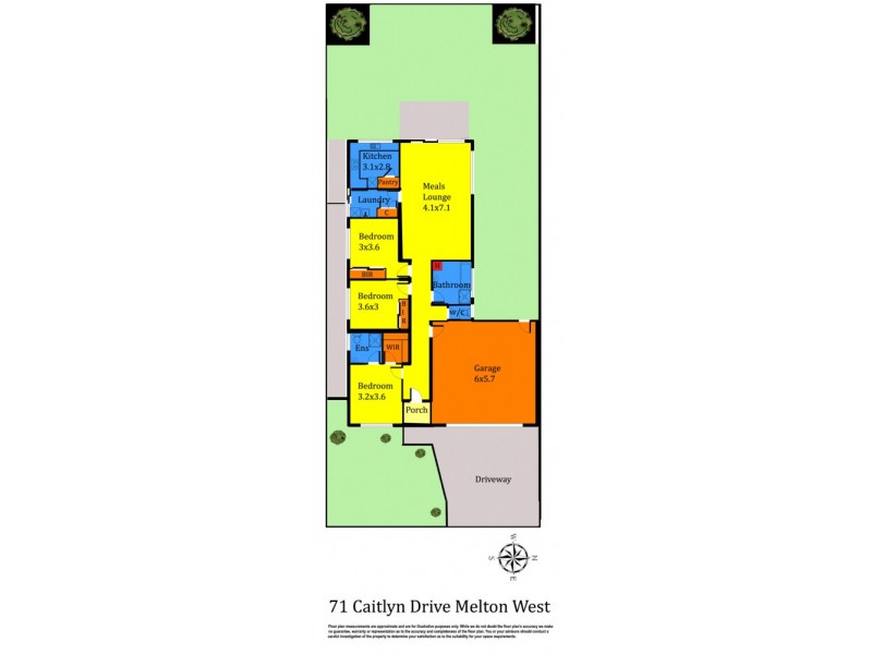 71 Caitlyn Drive, Melton West VIC 3337 Floorplan