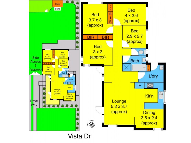 43 Vista Drive, Melton VIC 3337 Floorplan