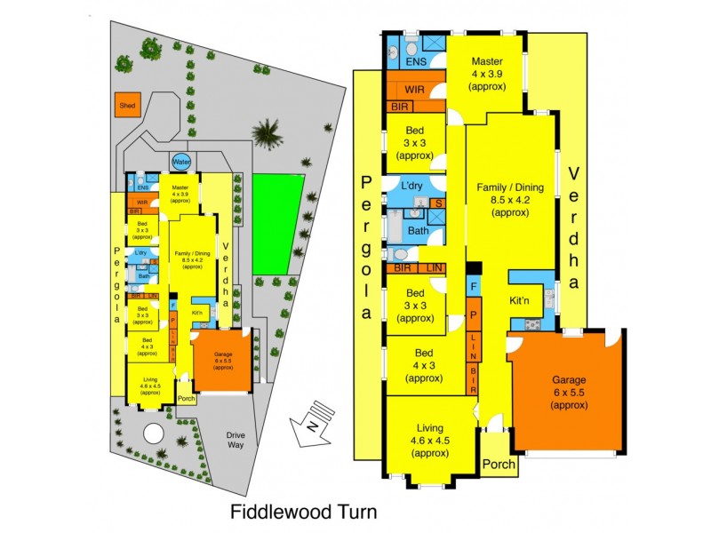34 Fiddlewood Turn, Melton West VIC 3337 Floorplan