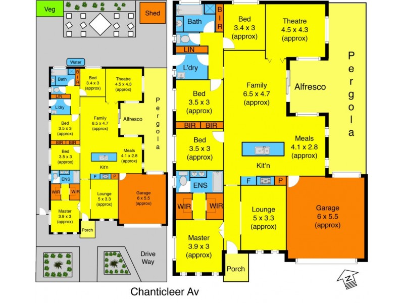 20 Chanticleer Avenue, Melton West VIC 3337 Floorplan