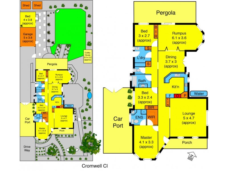 16 Cromwell Close, Melton South VIC 3338 Floorplan