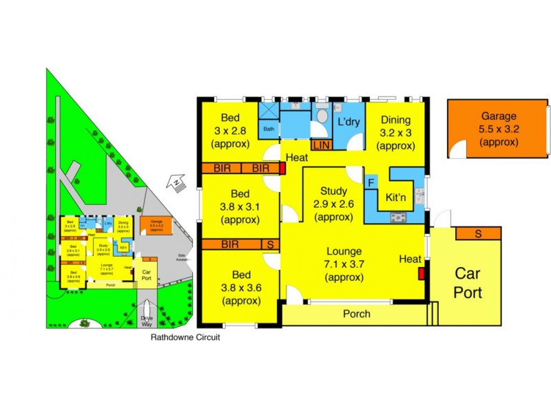34 Rathdowne Circuit, Melton West VIC 3337 Floorplan