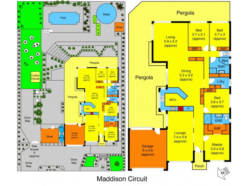 53 Maddison Circuit, Darley VIC 3340 Floorplan
