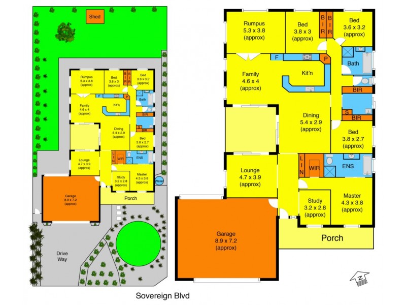 58 Sovereign Boulevard, Melton West VIC 3337 Floorplan