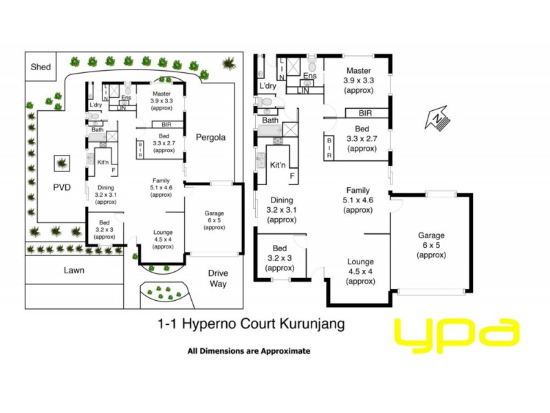 1/1 Hyperno Court, Kurunjang VIC 3337 Floorplan