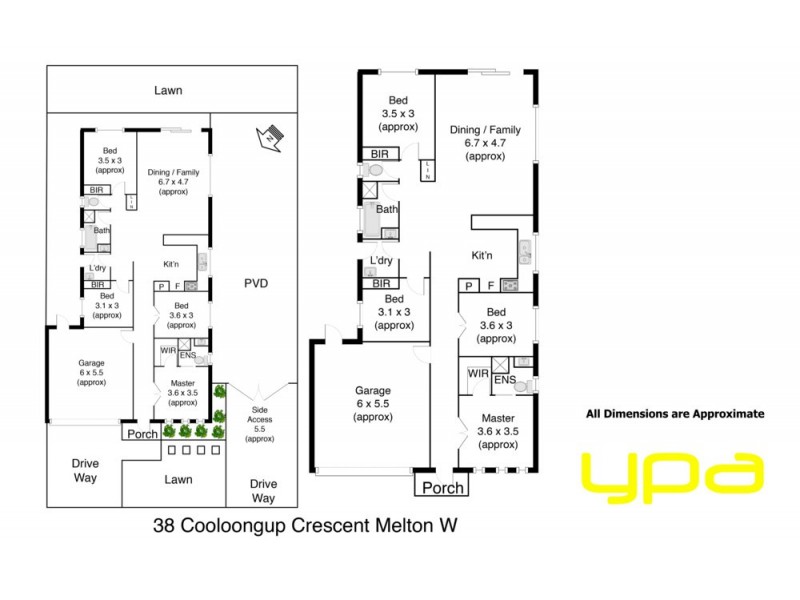 38 Cooloongup Crescent, Melton West VIC 3337 Floorplan