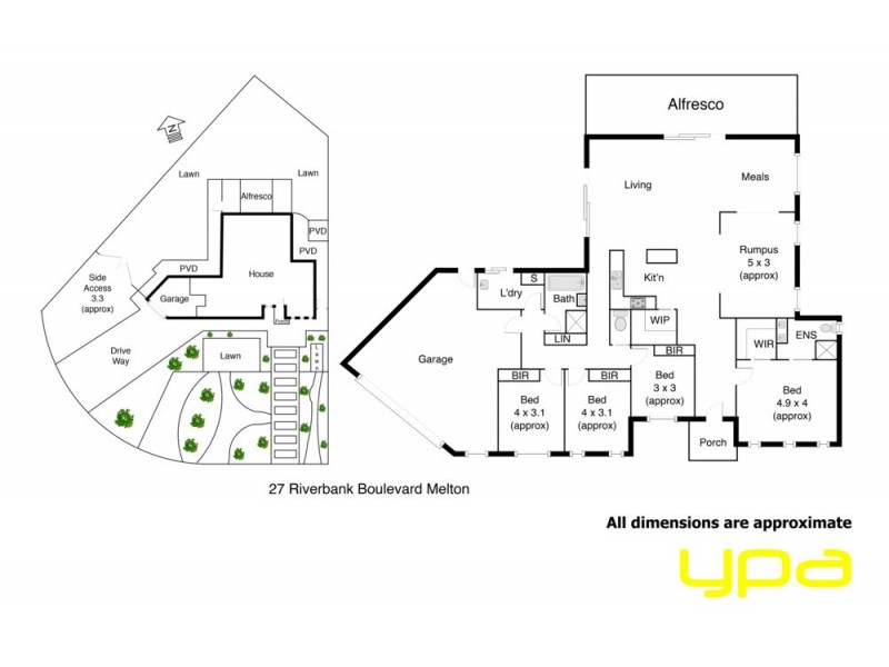 27 Riverbank Boulevard, Melton West VIC 3337 Floorplan