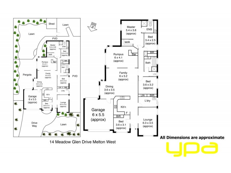 14 Meadowglen Drive, Melton West VIC 3337 Floorplan