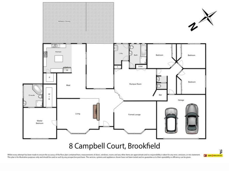 8 Campbell Court, Brookfield VIC 3338 Floorplan