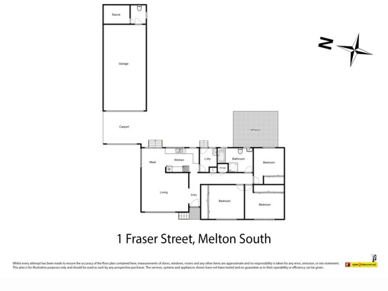 1 Fraser Street, Melton South VIC 3338 Floorplan