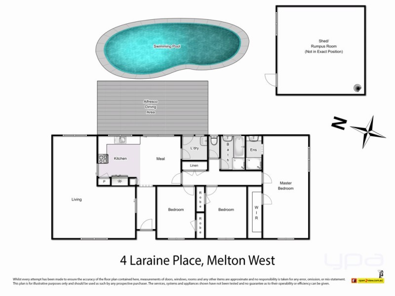 4 Laraine Place, Melton West VIC 3337 Floorplan