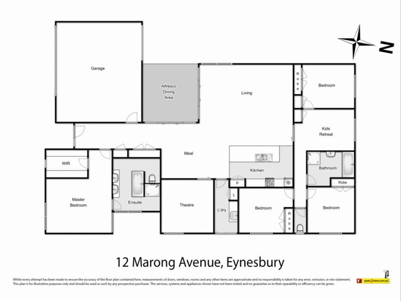 12 Marong Avenue, Eynesbury VIC 3338 Floorplan