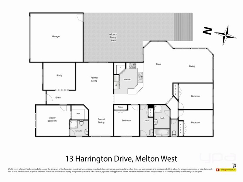 13 Harrington Drive, Melton West VIC 3337 Floorplan