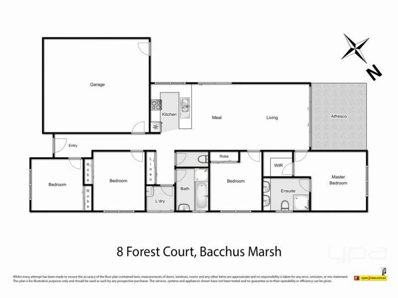 8 Forest Court, Bacchus Marsh VIC 3340 Floorplan