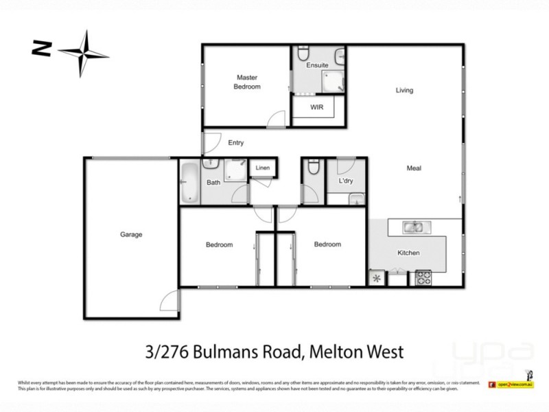 3/276 Bulmans Road, Melton West VIC 3337 Floorplan