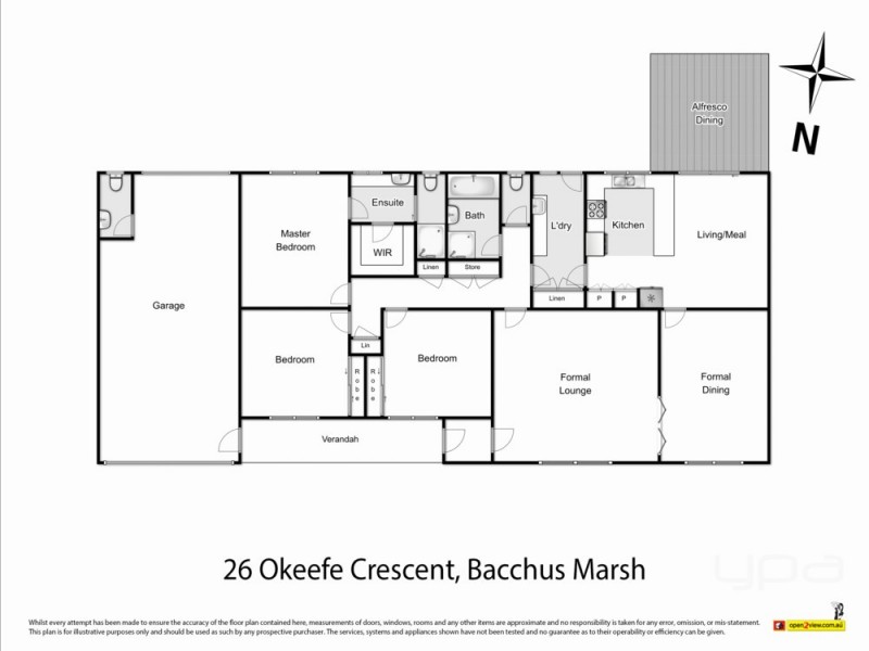 26 O’Keefe Crescent, Bacchus Marsh VIC 3340 Floorplan