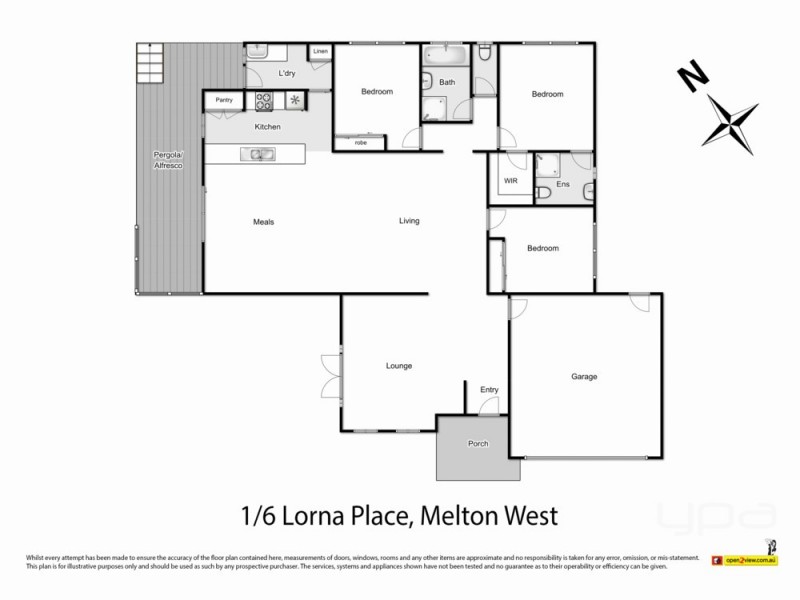 1/6 Lorna Place, Melton West VIC 3337 Floorplan