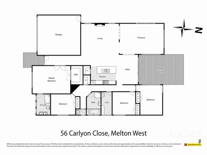56 Carlyon Close, Melton West VIC 3337 Floorplan