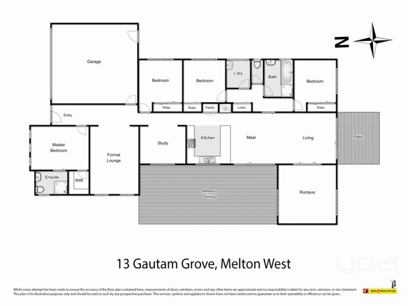 13 Gautam Grove, Melton West VIC 3337 Floorplan