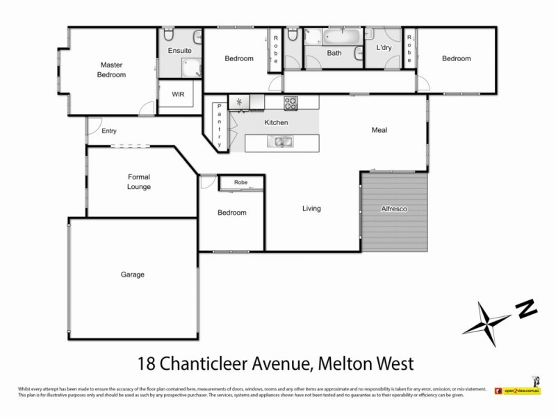 18 Chanticleer Avenue, Melton West VIC 3337 Floorplan