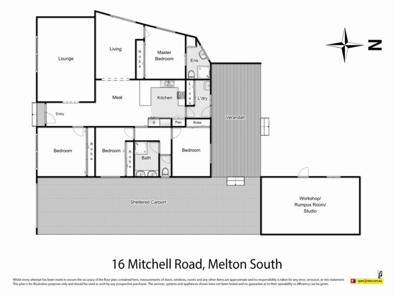 16 Mitchell Road, Melton South VIC 3338 Floorplan