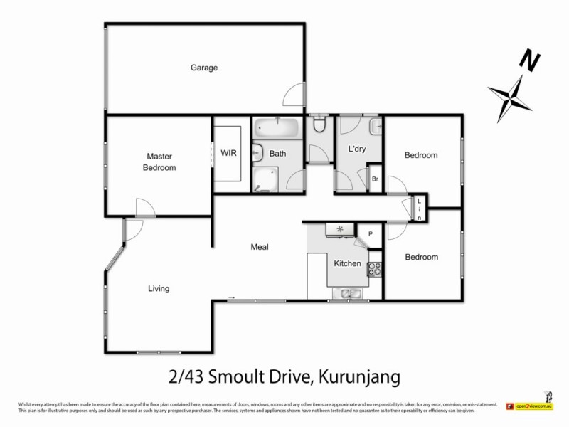 2/43 Smoult Drive, Kurunjang VIC 3337 Floorplan