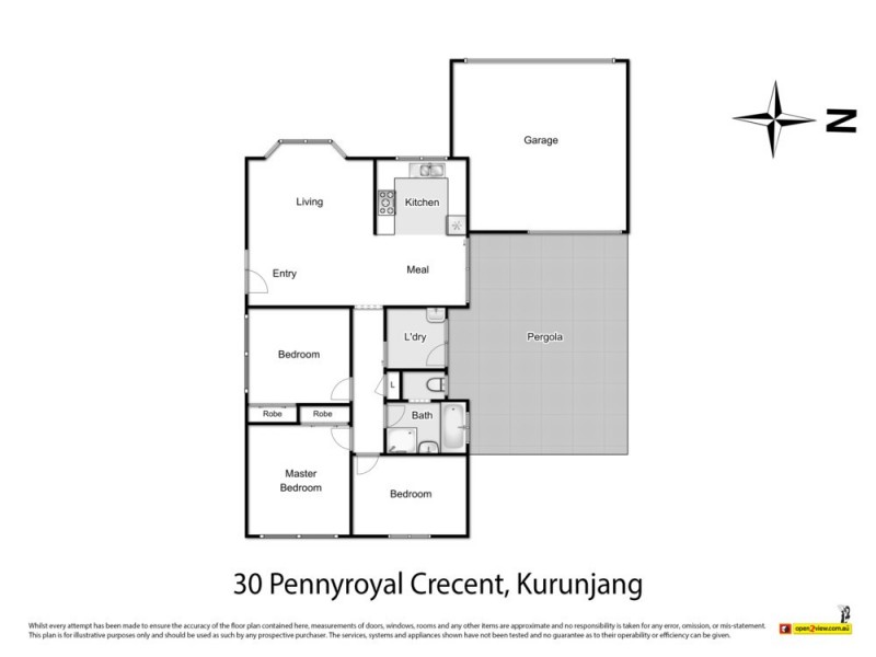 30 Pennyroyal Crescent, Kurunjang VIC 3337 Floorplan