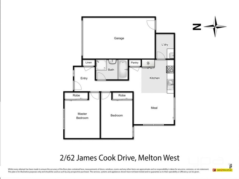 2/62 James Cook Drive, Melton West VIC 3337 Floorplan