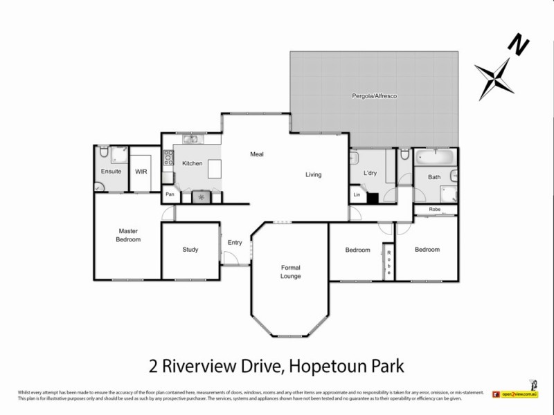 2 Riverview Drive, Hopetoun Park VIC 3340 Floorplan