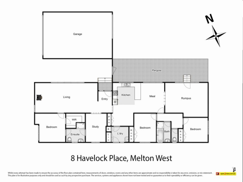 8 Havelock Place, Melton West VIC 3337 Floorplan