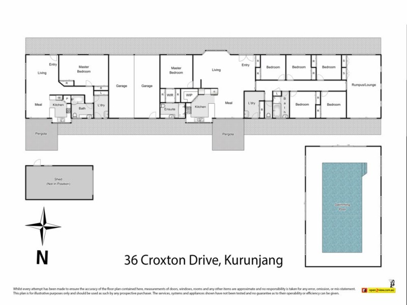 36 Croxton Drive, Kurunjang VIC 3337 Floorplan