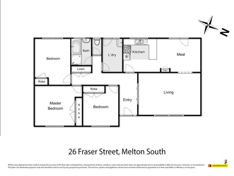 26 Fraser Street, Melton South VIC 3338 Floorplan