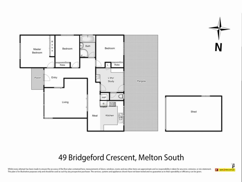 49 Bridgeford Crescent, Melton South VIC 3338 Floorplan