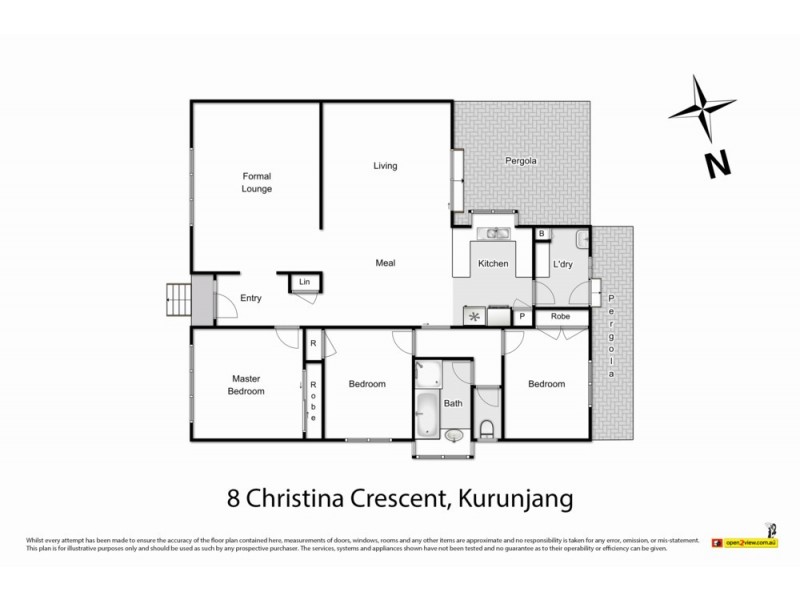 8 Christina Crescent, Kurunjang VIC 3337 Floorplan