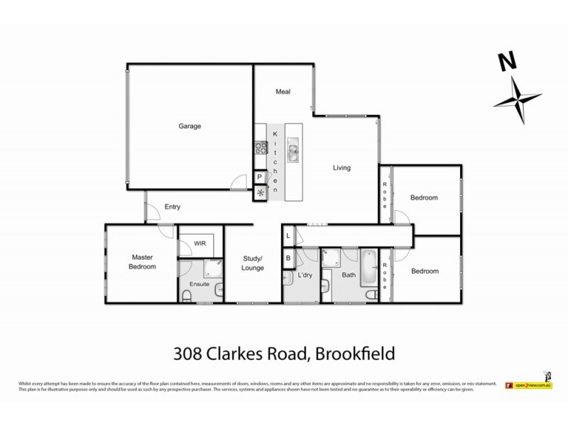308 Clarkes Road, Brookfield VIC 3338 Floorplan