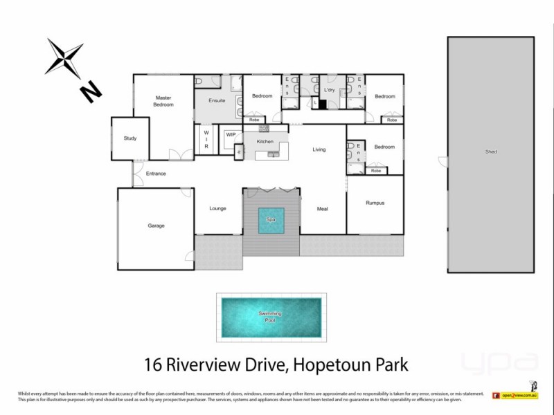 16 Riverview Drive, Hopetoun Park VIC 3340 Floorplan